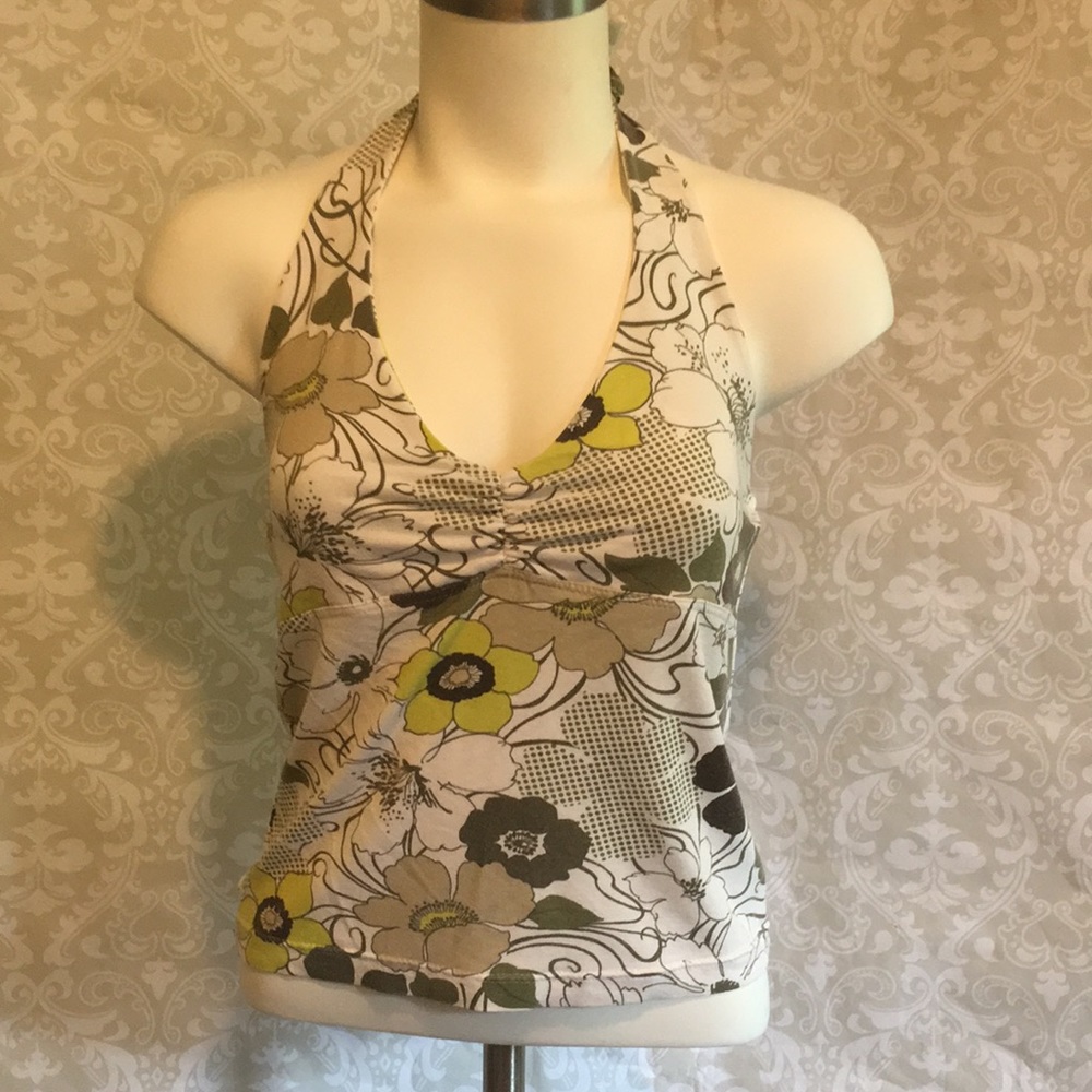 Halter Top with Floral Print by Capri Collection S